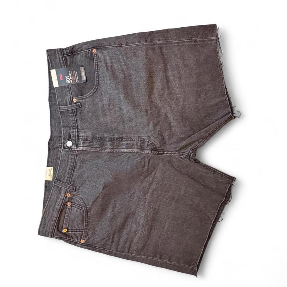 Levi's 501 black 100% cotton denim shorts size 44 brand new with tags.